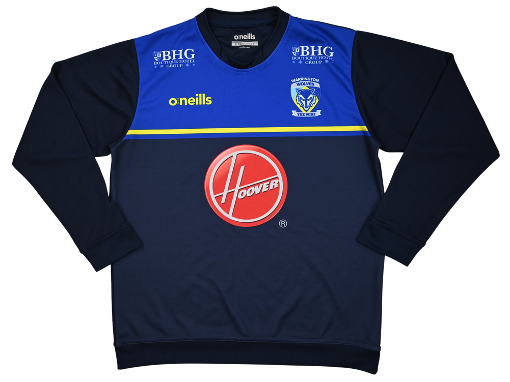 WARRINGTON WOLVES RUGBY LONGSLEEVE SHIRT XL