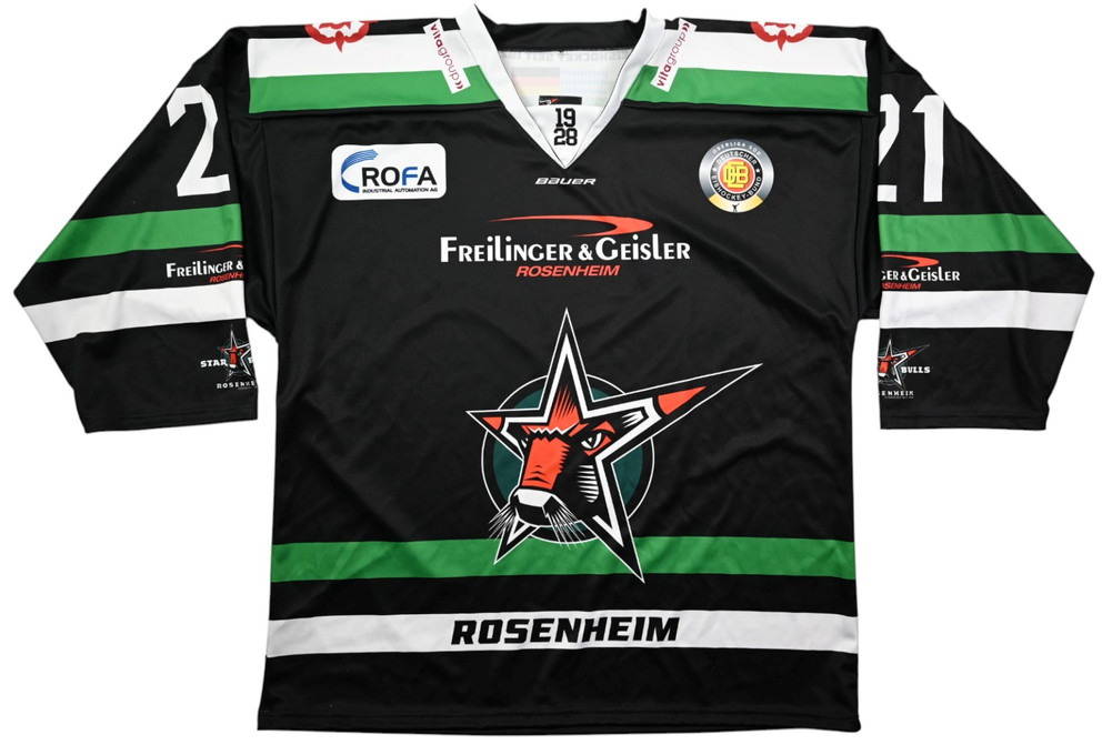 ROSENHEIM BULLS *HOLLER* HOCKEY SHIRT XL