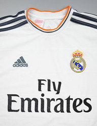 2013-14 REAL MADRID SHIRT XL. BOYS