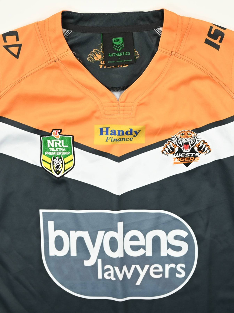 WESTS TIGERS RUGBY NRL SHIRT L