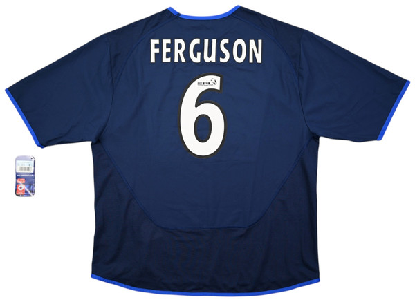 2005-06 GLASGOW RANGERS *FERGUSON* SHIRT XL