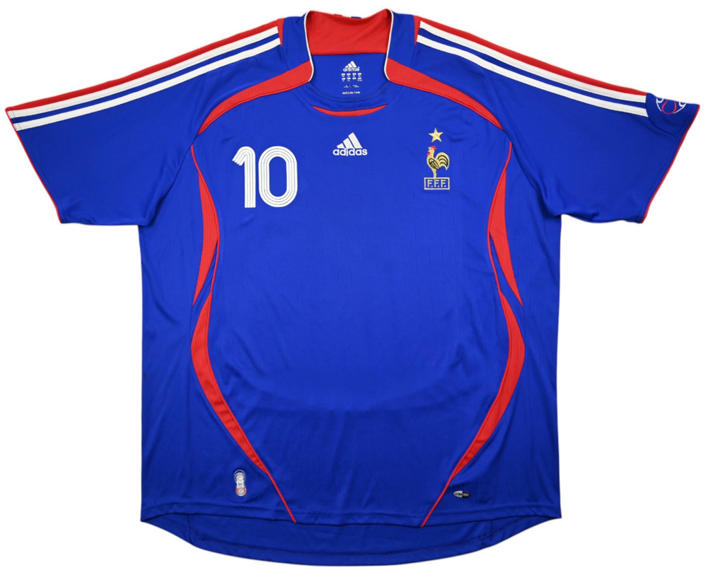2006-07 FRANCE *ZIDANE* SHIRT XXL