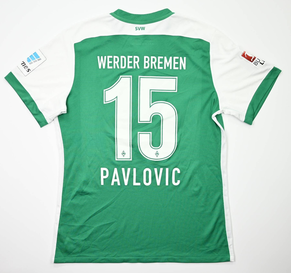2015-16 WERDER BREMEN *PAVLOVIC* MATCH ISSUE SHIRT XL