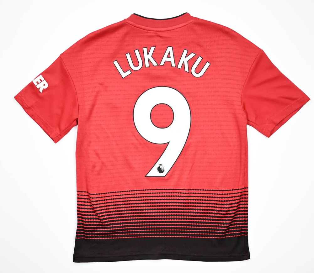 2018-19 MANCHESTER UNITED *LUKAKU* SHIRT L. BOYS