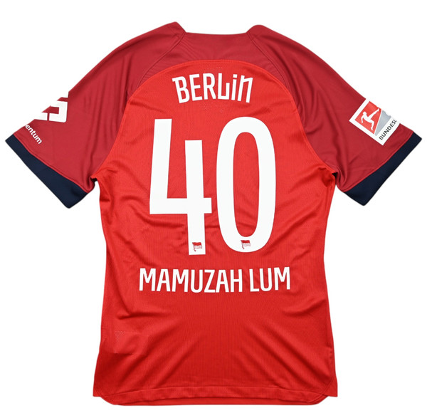 2023-24 HERTHA BERLIN *MAMUZAH LUM* MATCH PREPARED KOSZULKA M
