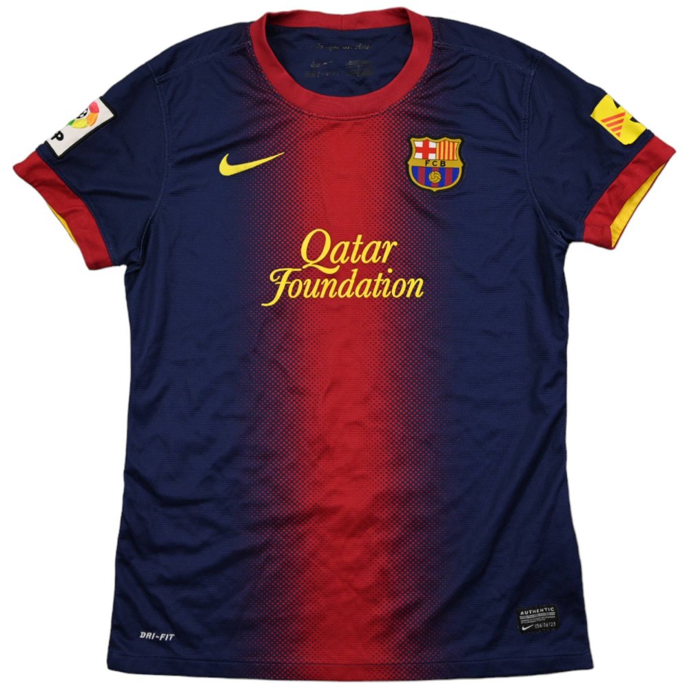 2012-13 FC BARCELONA SHIRT WOMENS S 