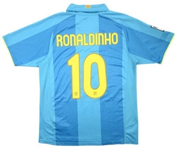 2007-09 BARCELONA *RONALDINHO* SHIRT M