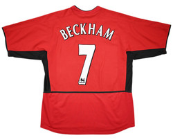 2002-04 MANCHESTER UNITED *BECKHAM* KOSZULKA L