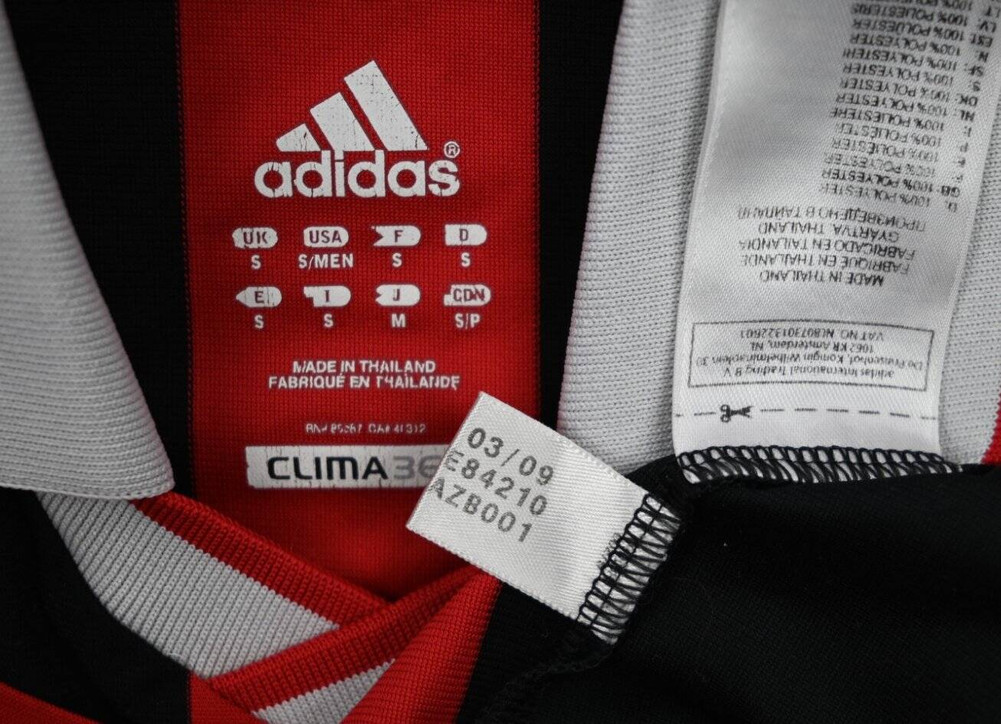 2009-10 AC MILAN SHIRT S