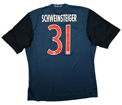 2013-14 BAYERN MUNCHEN *SCHWEINSTEIGER* SHIRT L