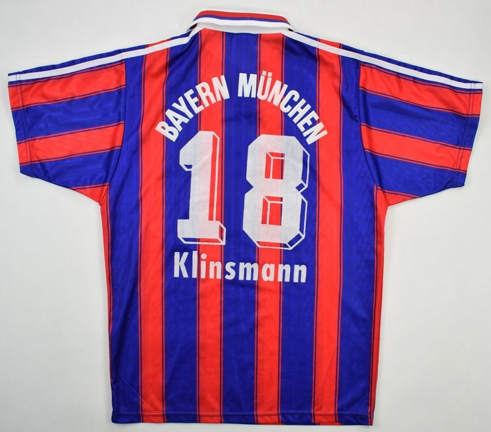 1996-97 BAYERN MUNCHEN *KLINSMANN* KOSZULKA S