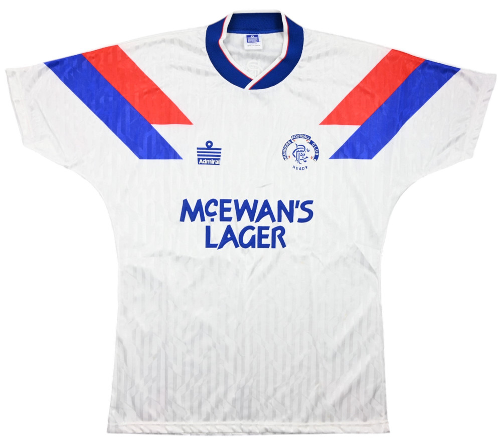 1990-92 GLASGOW RANGERS SHIRT M 