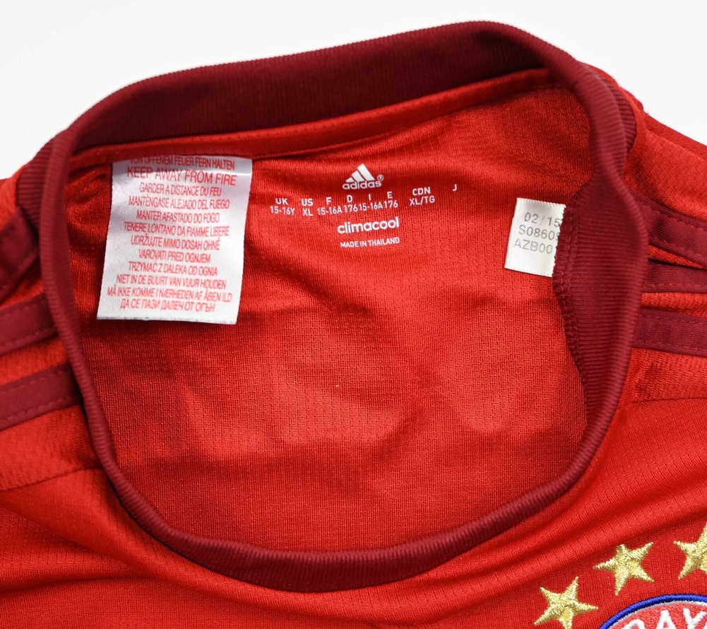 2015-16 BAYERN MUNCHEN SHIRT XL. BOYS