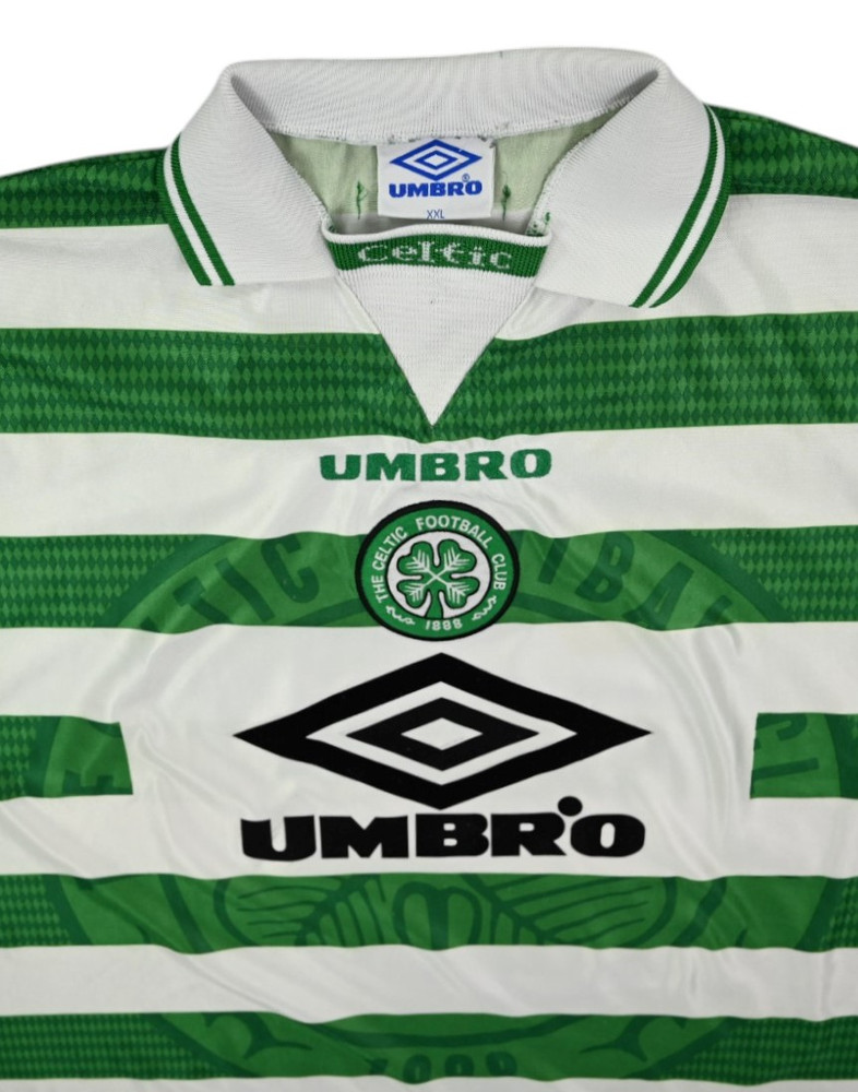 1997-99 CELTIC GLASGOW SHIRT XXL