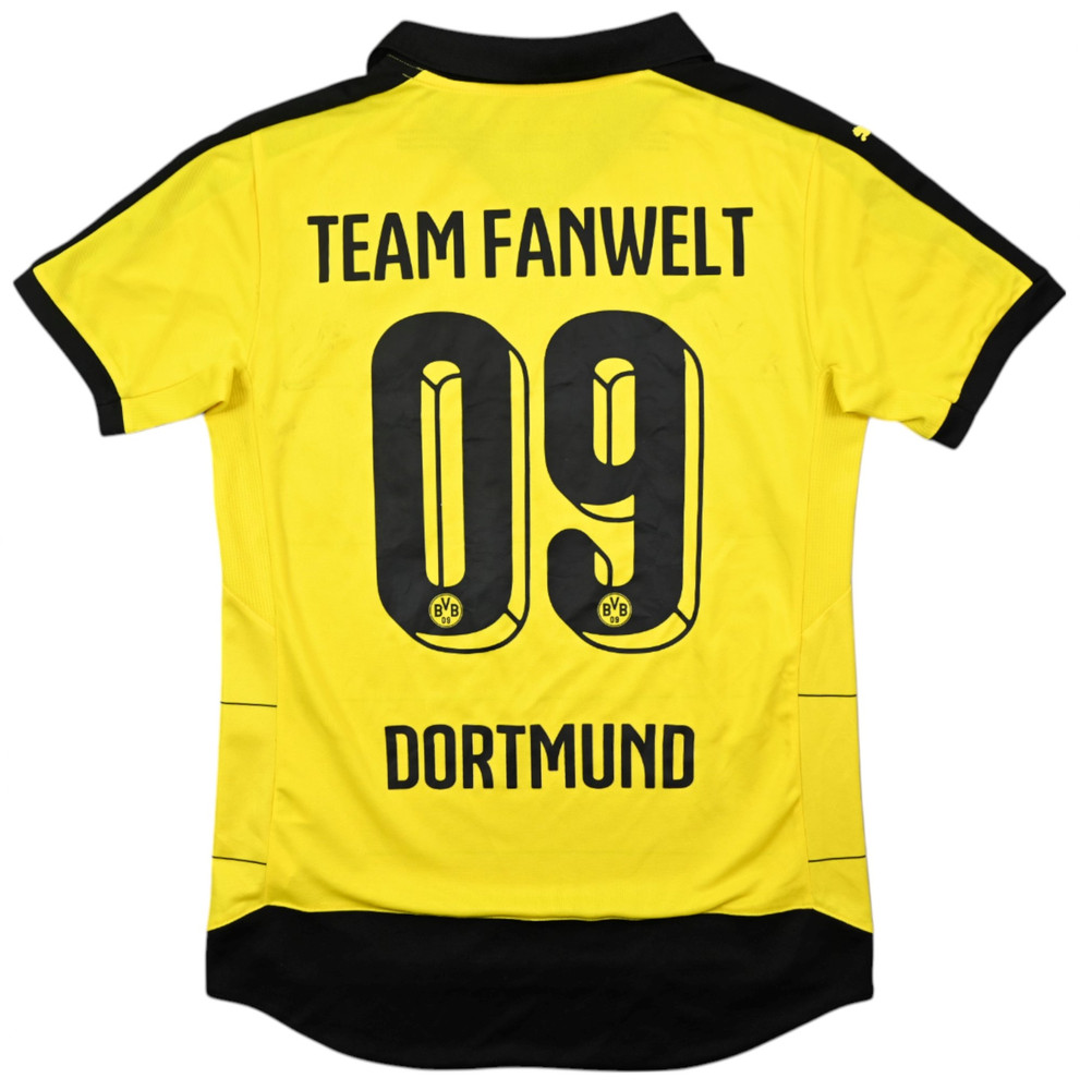 2015-16 BORUSSIA DORTMUND *TEAM FANWELT* SHIRT S