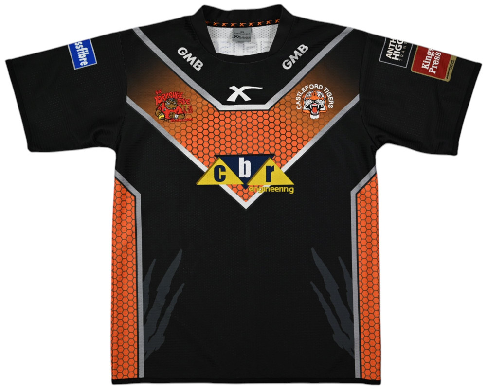 CASTLEFORD TIGERS RUGBY SHIRT XS