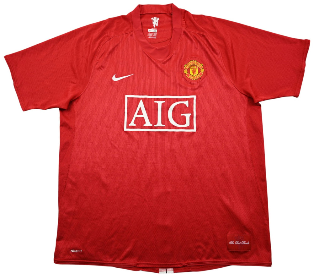 2007-09 MANCHESTER UNITED *RONALDO* SHIRT XL