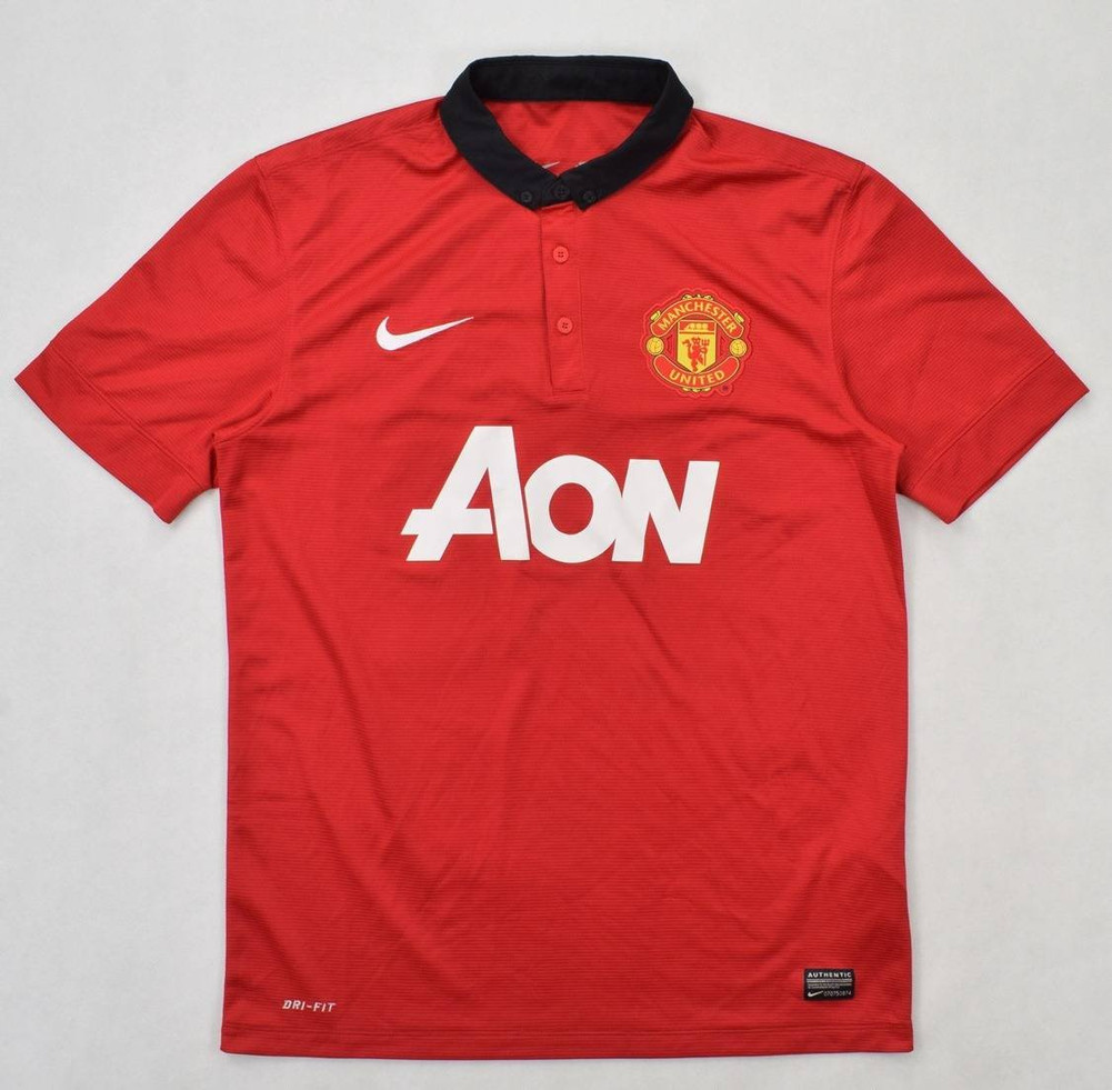 2013-14 MANCHESTER UNITED *FLETCHER* SHIRT M