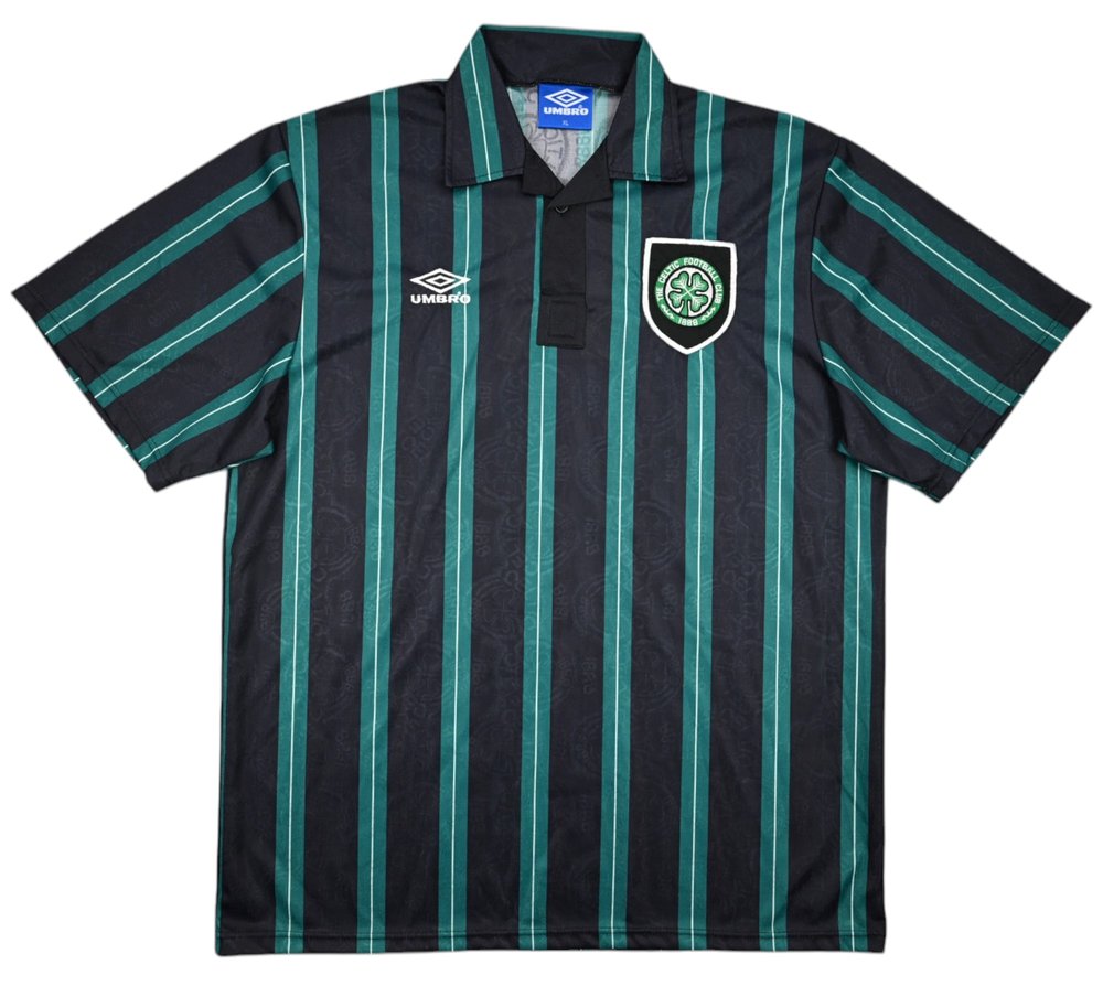 1992-93 CELTIC GLASGOW SHIRT XL