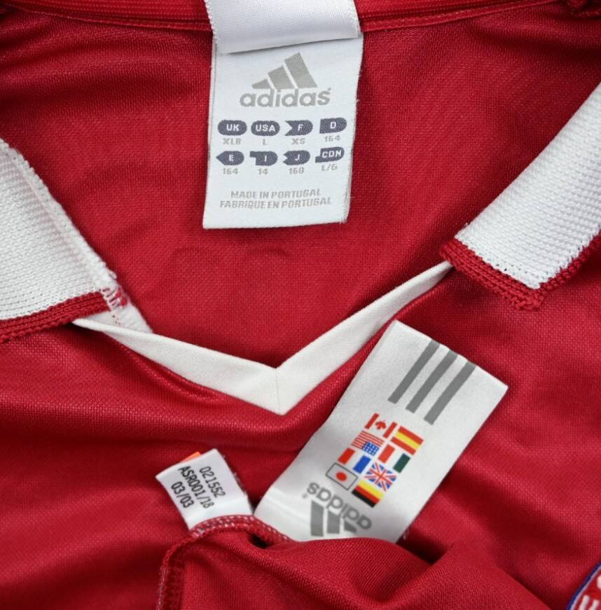 2003-04 BAYERN MUNCHEN *SCHOLL* SHIRT XL. BOYS