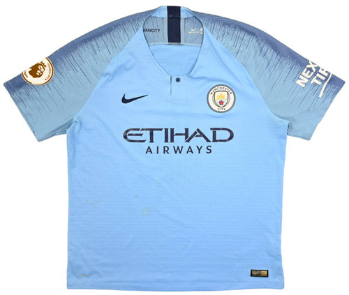 2018-19 MANCHESTER CITY VAPORKNIT PLAYER ISSUE SHIRT XL