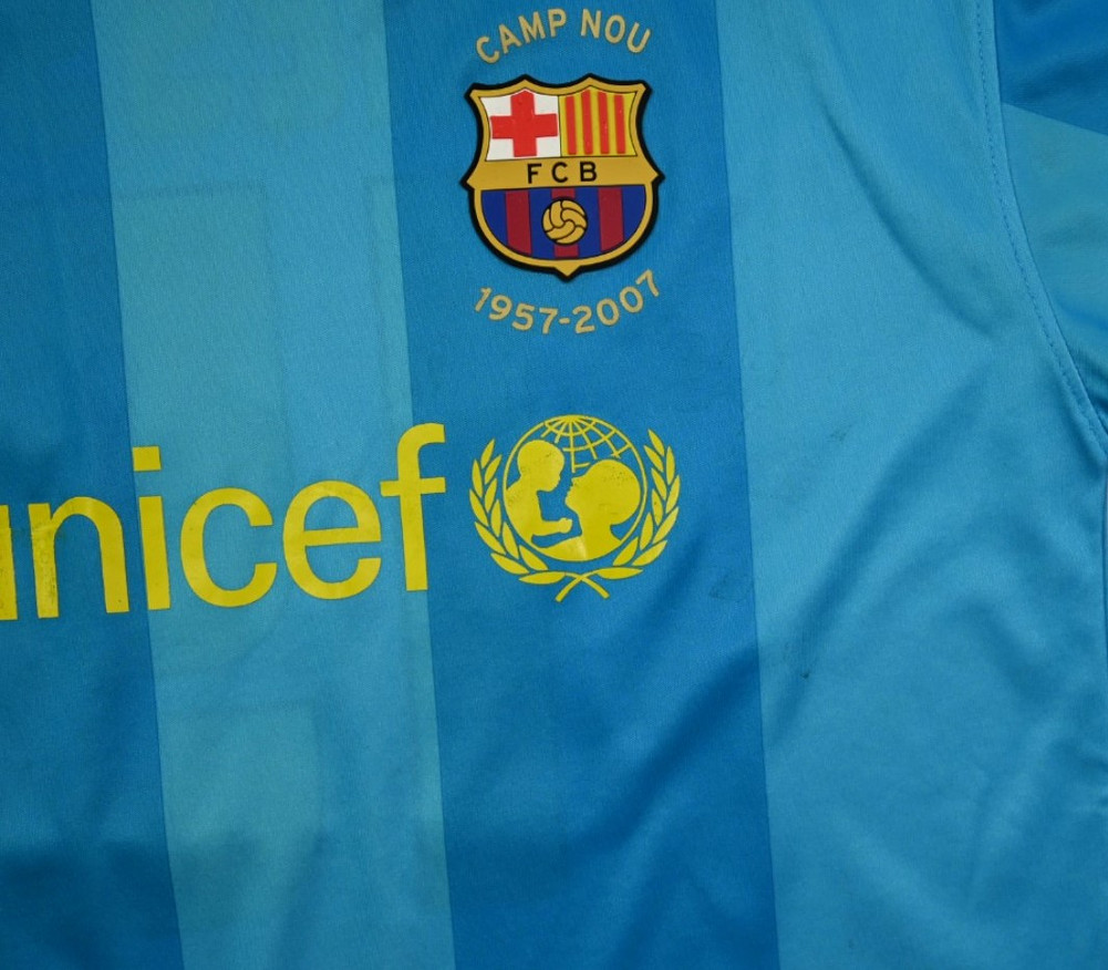 2007-09 BARCELONA *MESSI* SHIRT L. BOYS