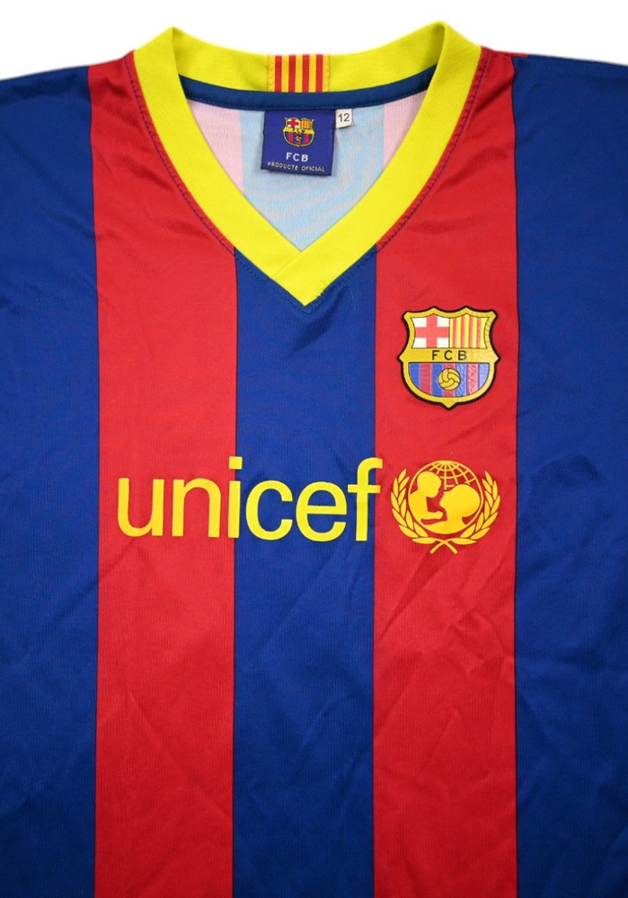 2010-11 BARCELONA *MESSI* SHIRT L. BOYS
