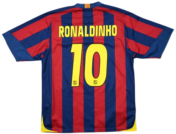2005-06 BARCELONA *RONALDINHO* KOSZULKA S