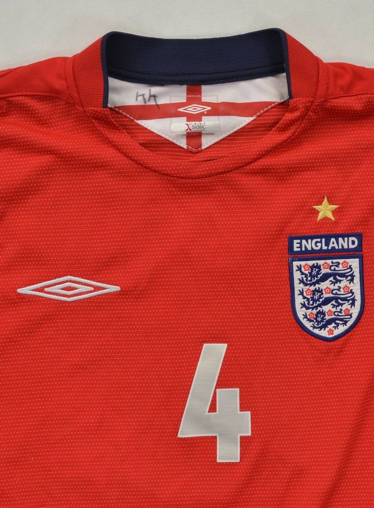 2004-06 ENGLAND *GERRARD* LONGSLEEVE SHIRT S