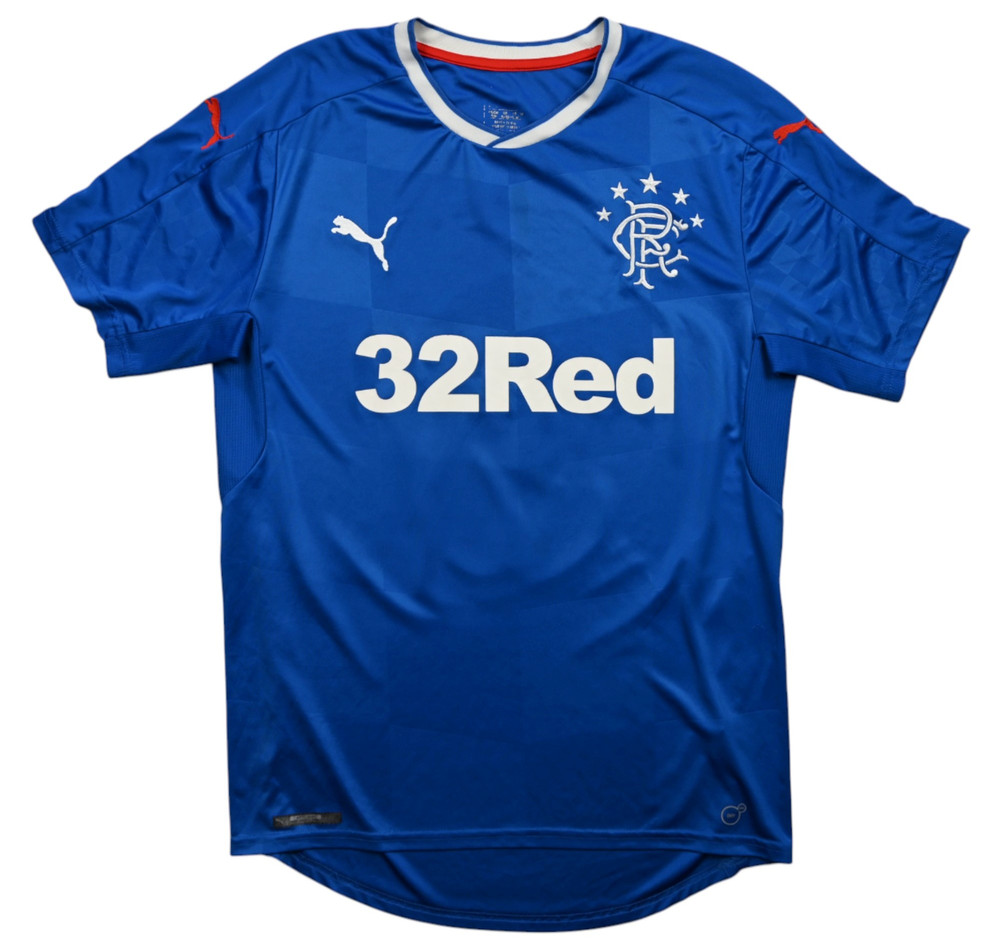2017-18 GLASGOW RANGERS *MILLER* SHIRT M