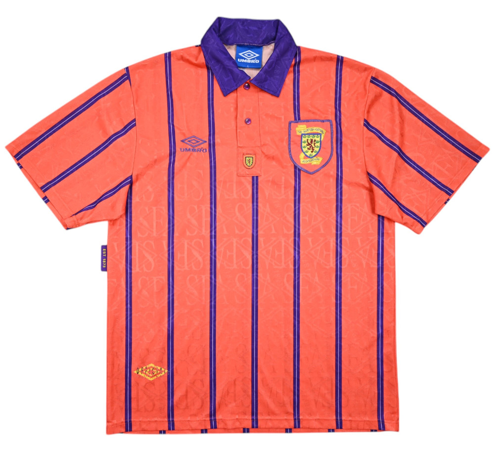 1993-95 SCOTLAND SHIRT L
