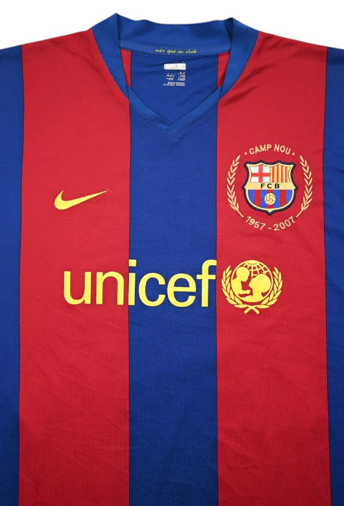 2007-08 BARCELONA *RONALDINHO* SHIRT XL