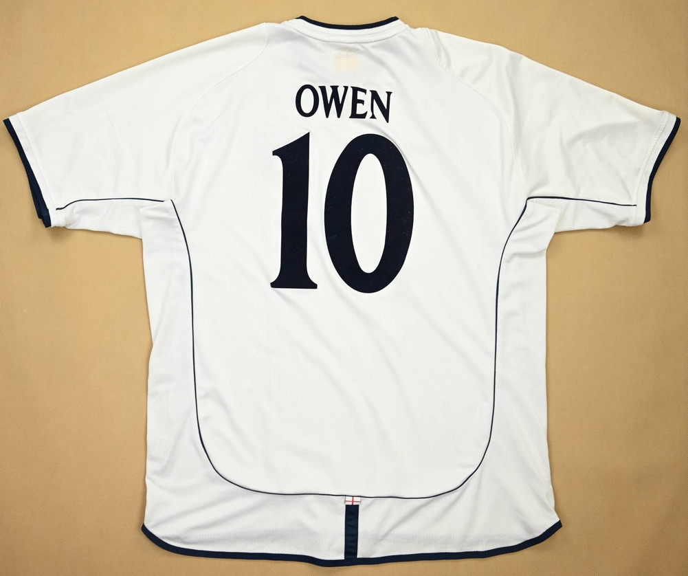2001-03 ENGLAND *OWEN* VS GERMANY SHIRT XXL