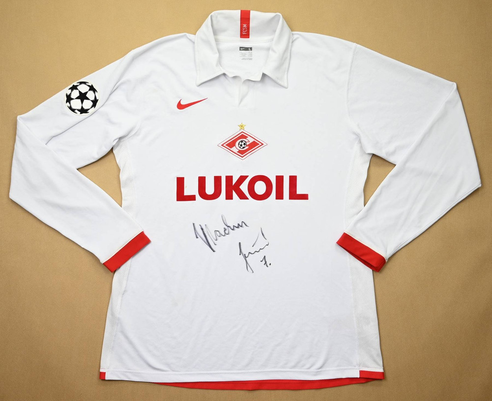 2007 SPARTAK MOSCOW *JIRANEK* CL MATCH ISSUE KOSZULKA L