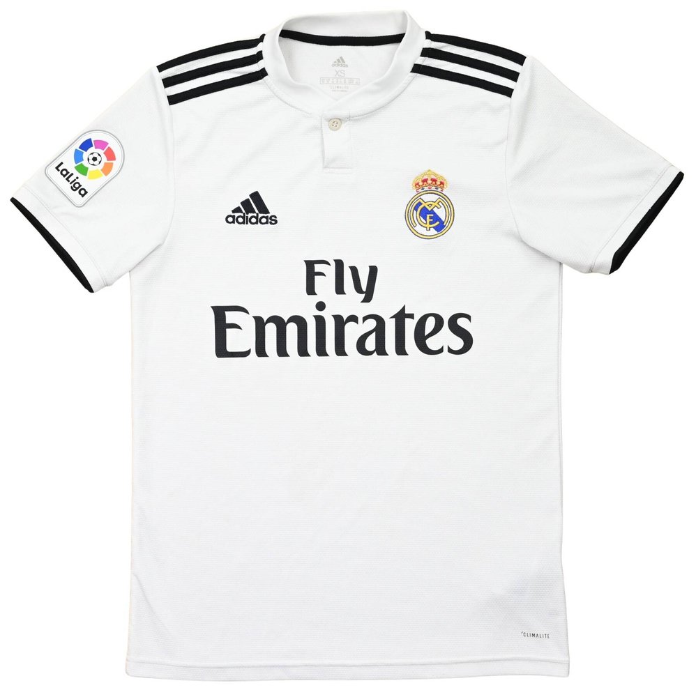 2018-19 REAL MADRID SHIRT XS