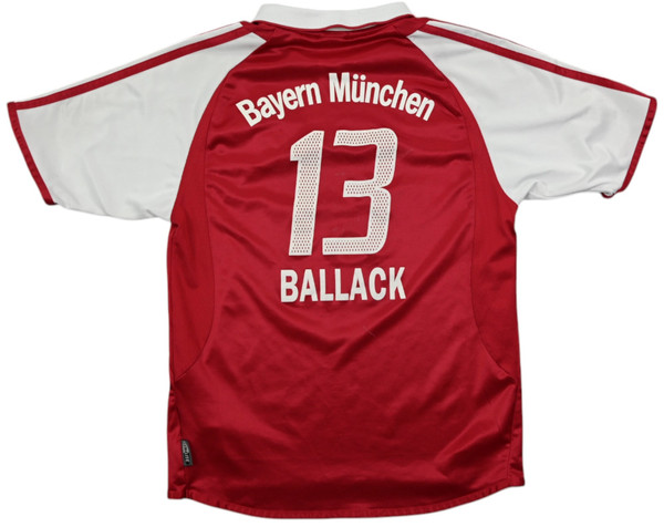 2003-04 BAYERN MUNCHEN *BALLACK* SHIRT XL. BOYS