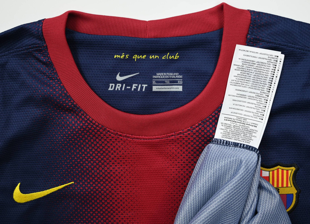 2012-13 FC BARCELONA SHIRT WOMENS XL