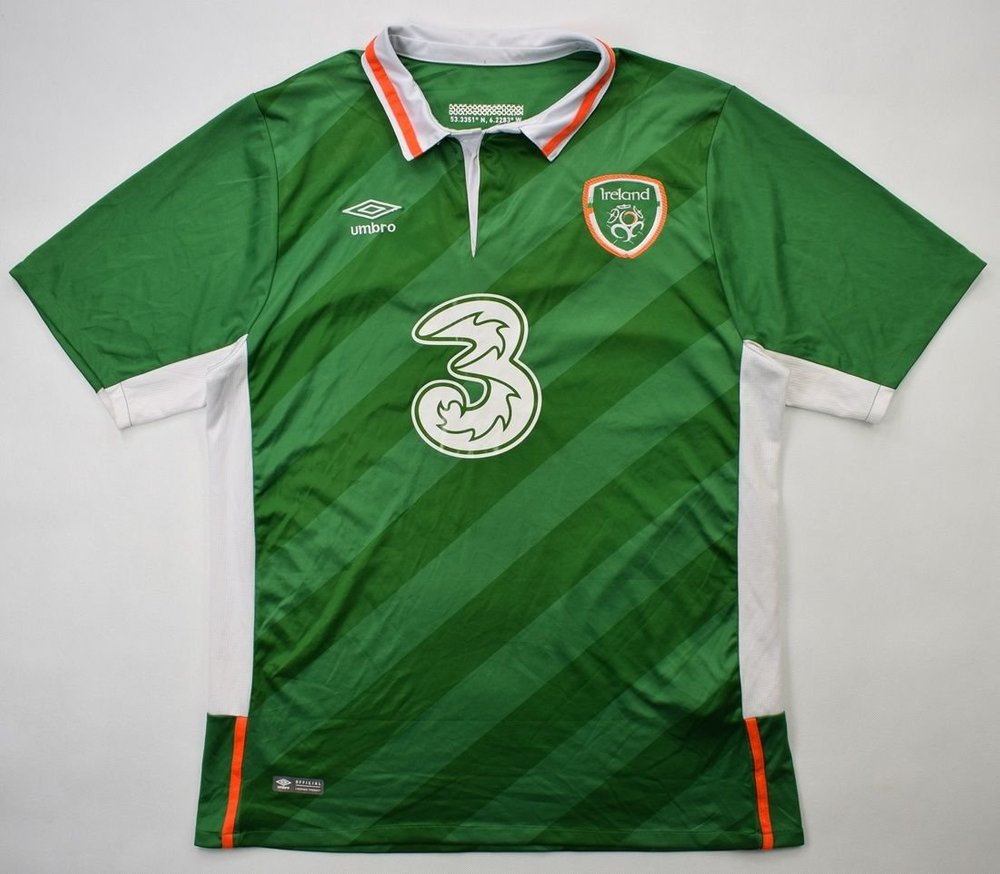 2016-17 IRELAND SHIRT 2XL