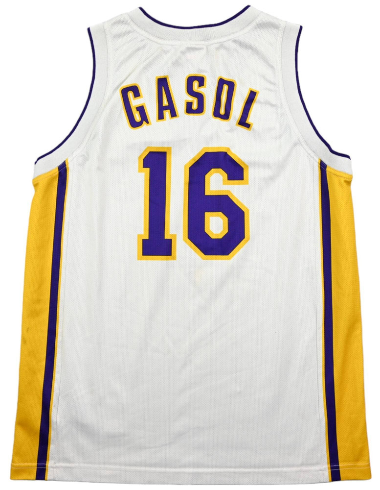 LOS ANGELES LAKERS *GASOL* NBA SHIRT L