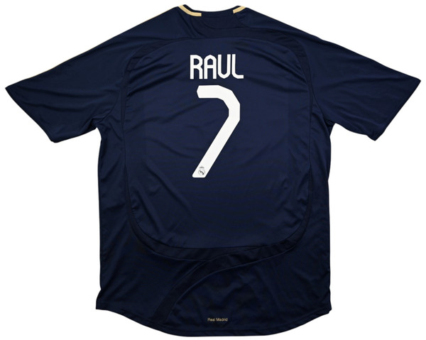 2007-08 REAL MADRID *RAUL* SHIRT XXL