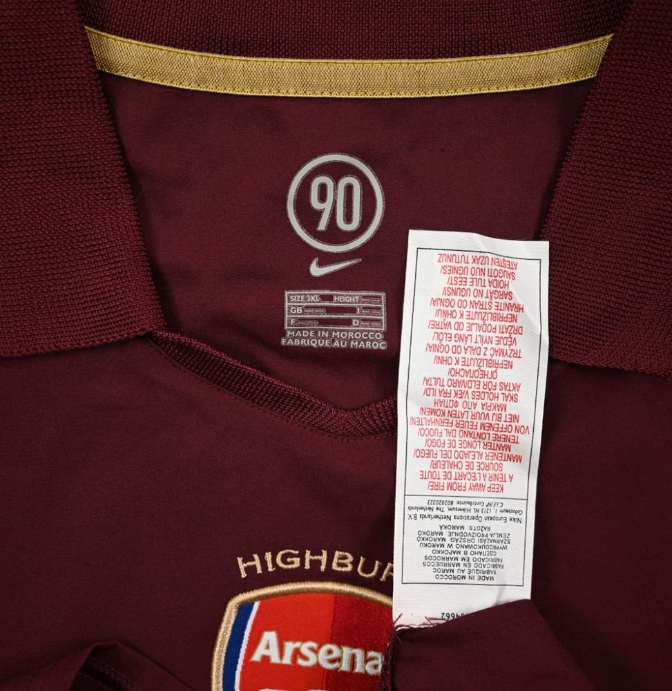 2005-06 ARSENAL SHIRT 3XL