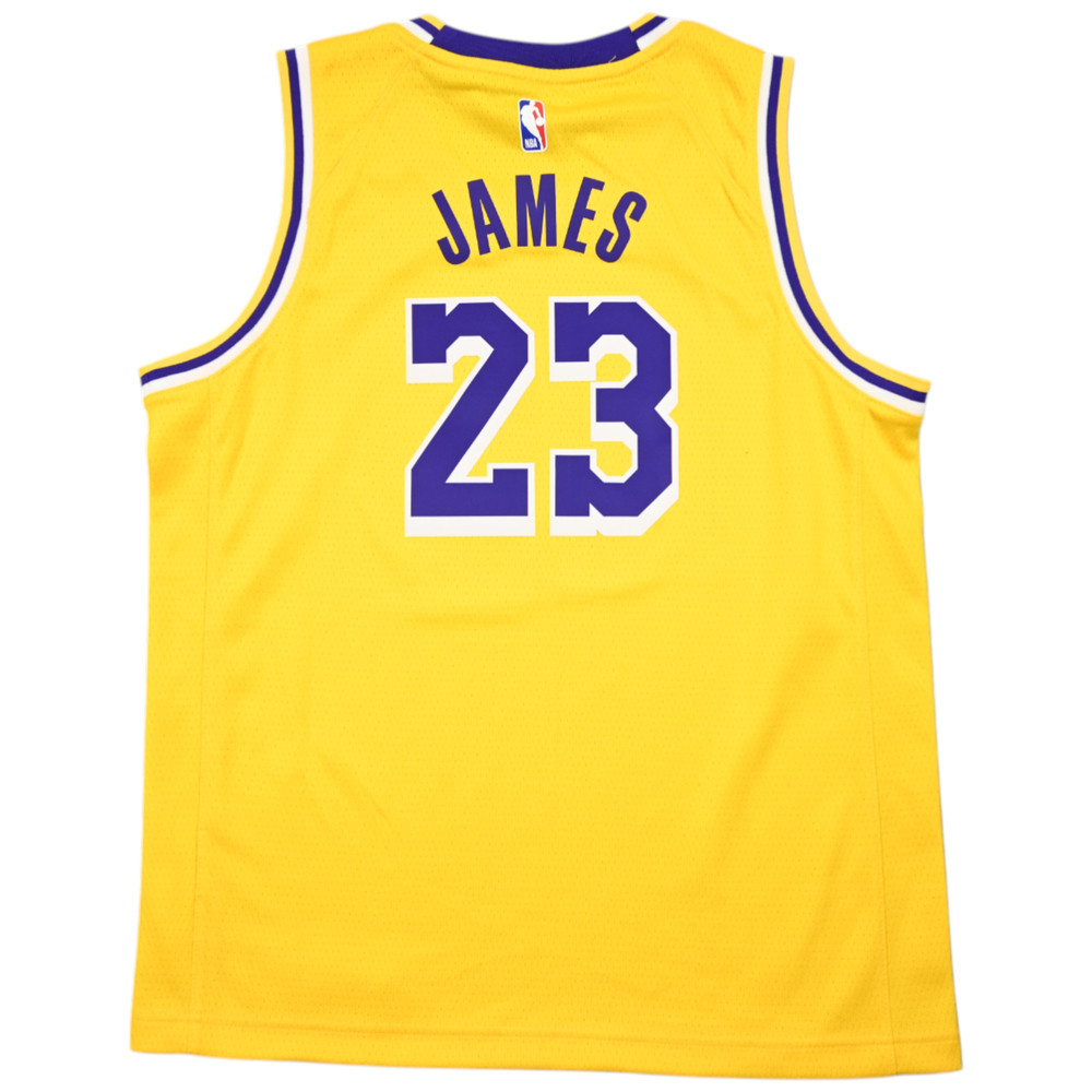 LOS ANGELES LAKERS *JAMES* NBA SHIRT L. BOYS