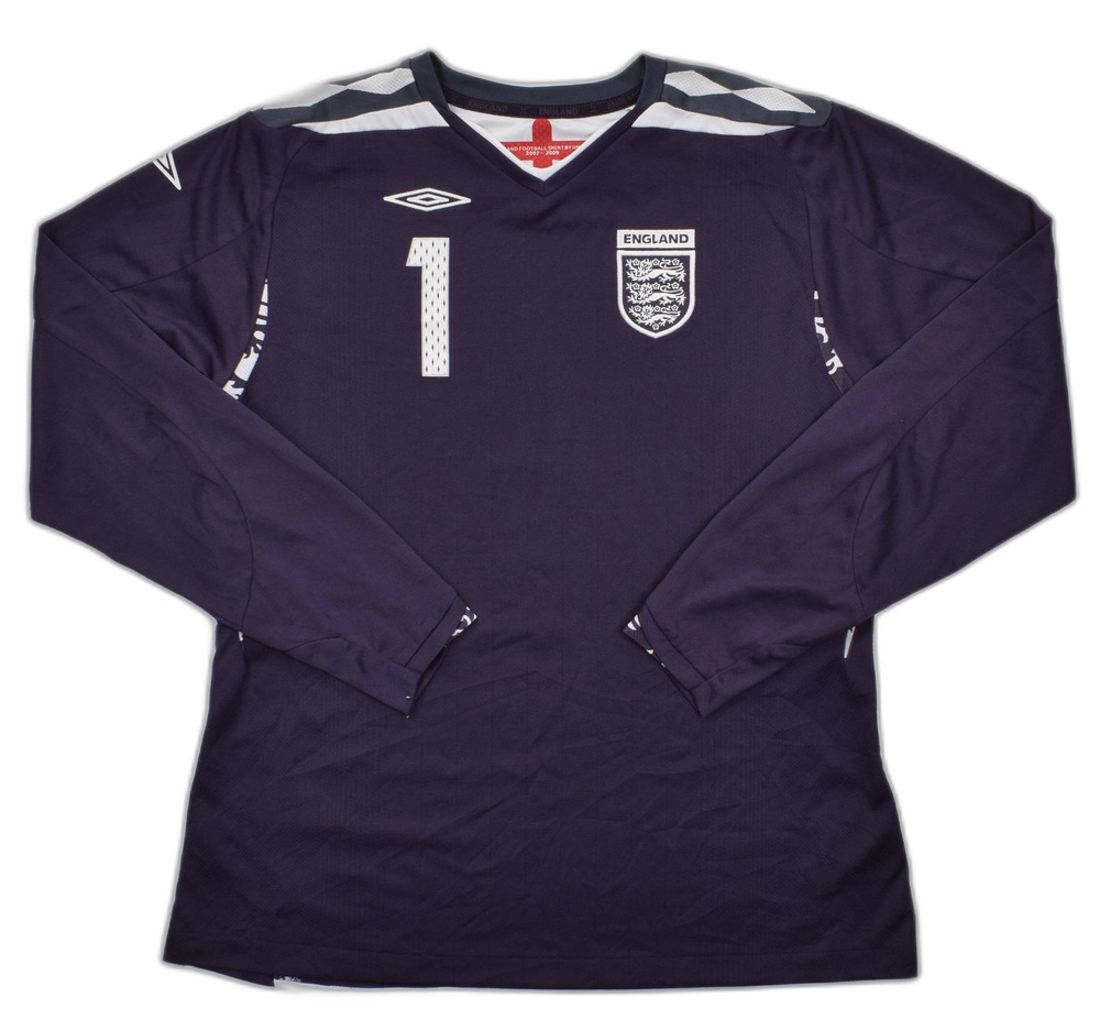 2007-09 ENGLAND WOMEN GK SHIRT L