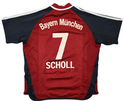 2001-02 BAYERN MUNCHEN *SCHOLL* SHIRT M. BOYS
