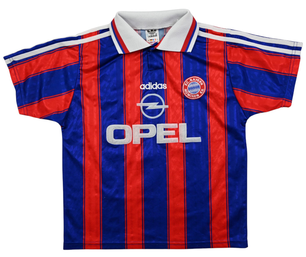 1995-97 BAYERN MUNCHEN *KLINSMANN* SHIRT XS. BOYS