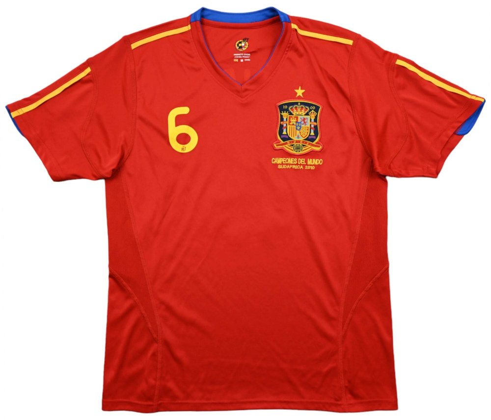 2009-10 SPAIN *A.INIESTA* SHIRT M