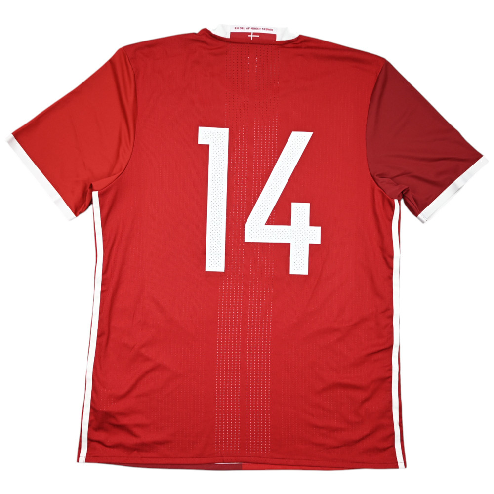 2016-17 DENMARK #14 PLAYER ISSUE KOSZULKA L