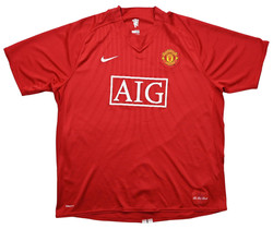 2007-09 MANCHESTER UNITED SHIRT XXL
