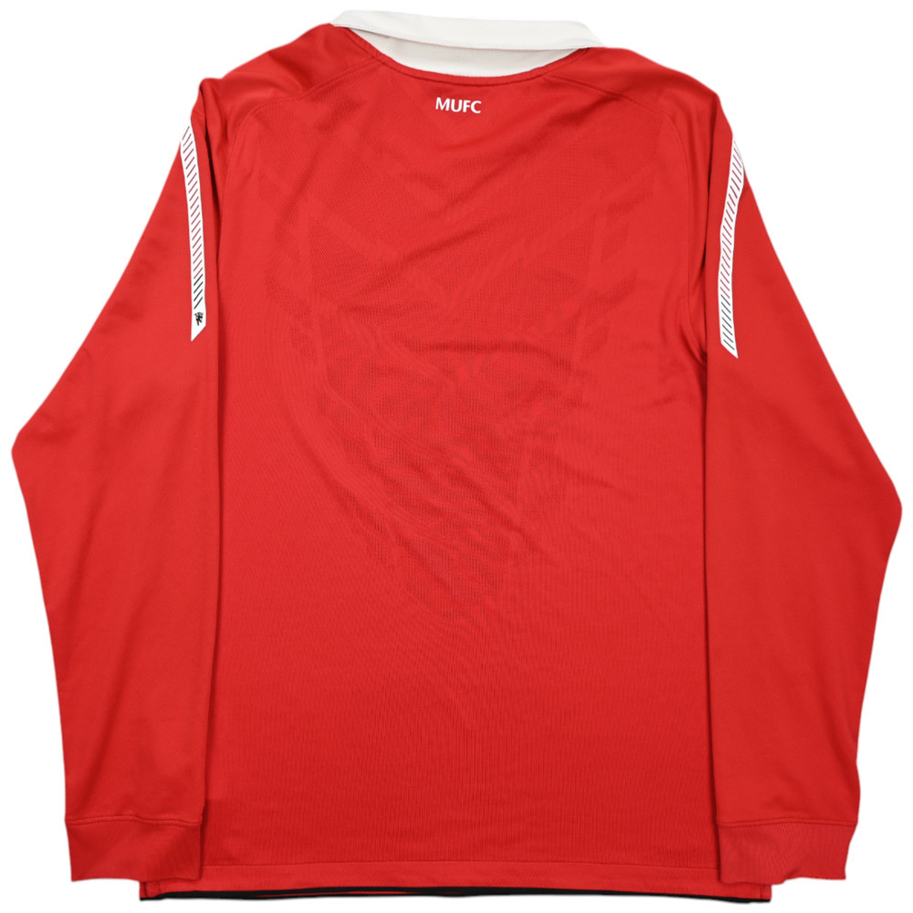 2010-11 MANCHESTER UNITED LONGSLEEVE SHIRT M