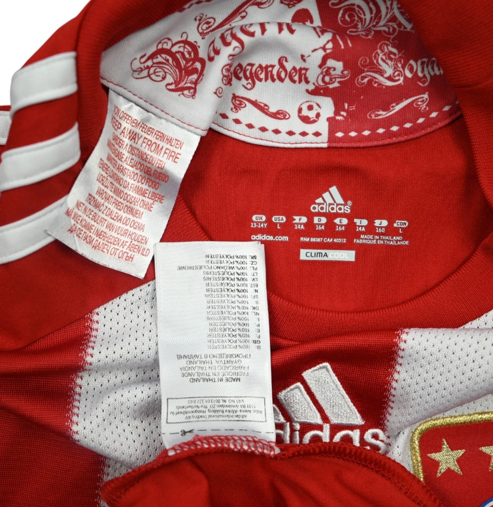 2010-11 BAYERN MUNCHEN *ROBBEN* KOSZULKA L. BOYS